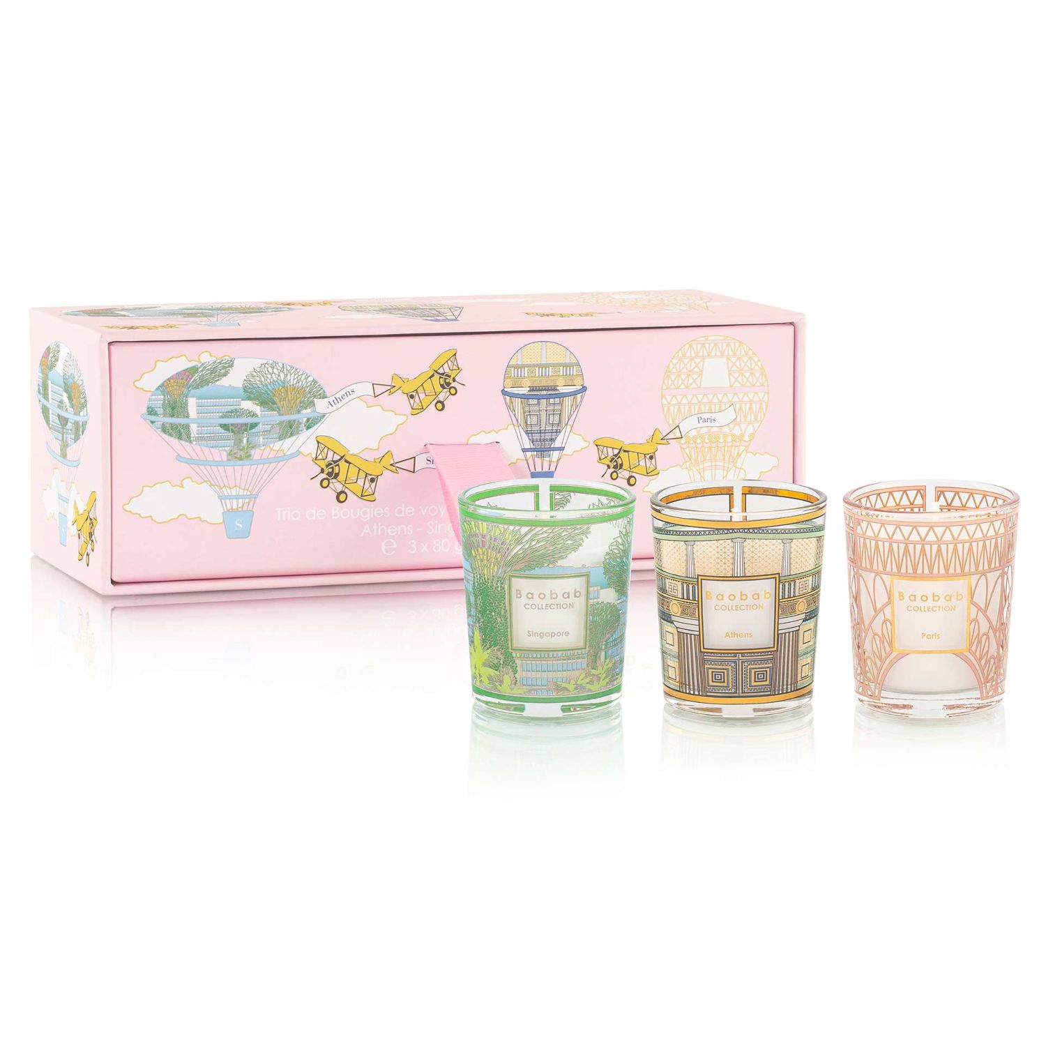 Baobab Collection - Trio Travel Duftkerzen SIN-ATH-PAR
