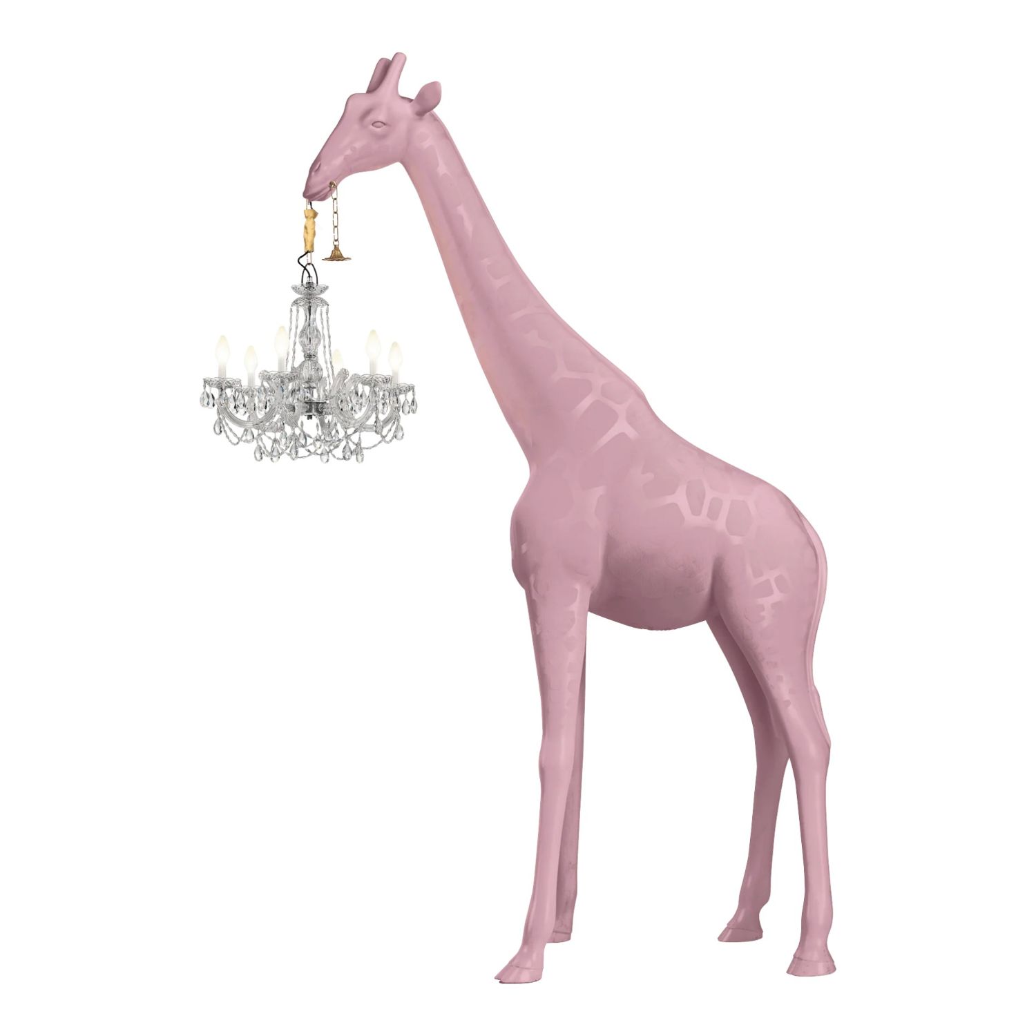 Qeeboo - Giraffe in Love M Outdoor pink