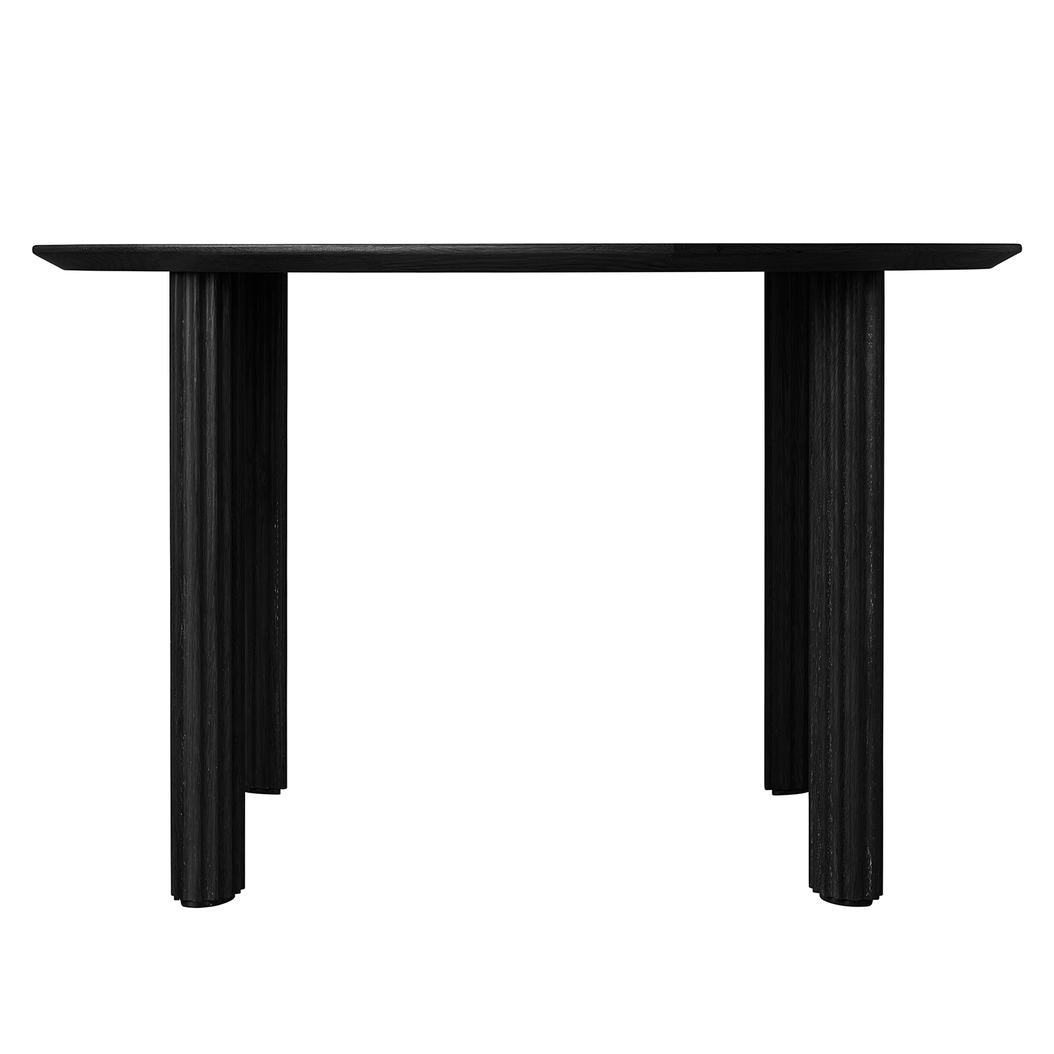 comfort circle tisch eiche schwarz umage 65761