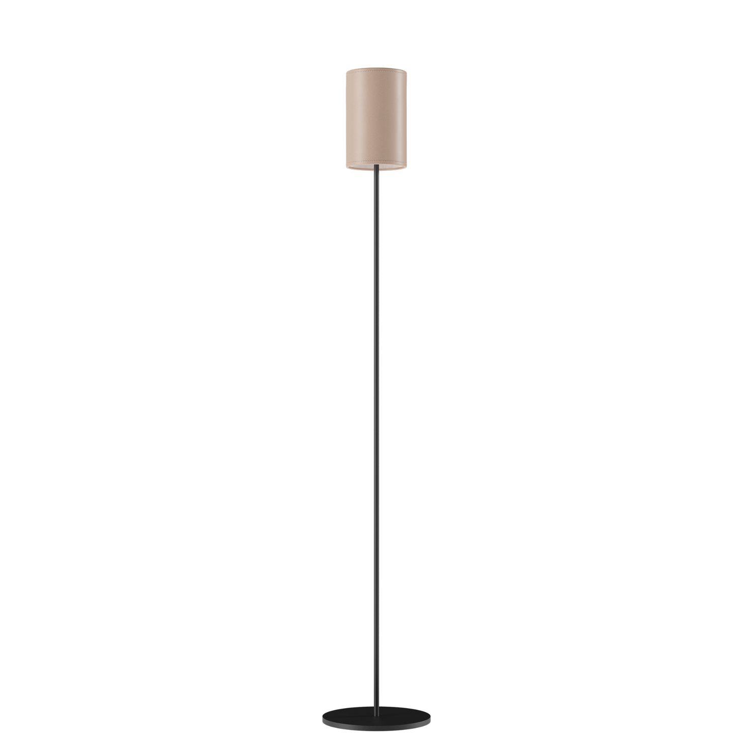 Cuero - Cylinder Leather Stehlampe 14 cm crude nature