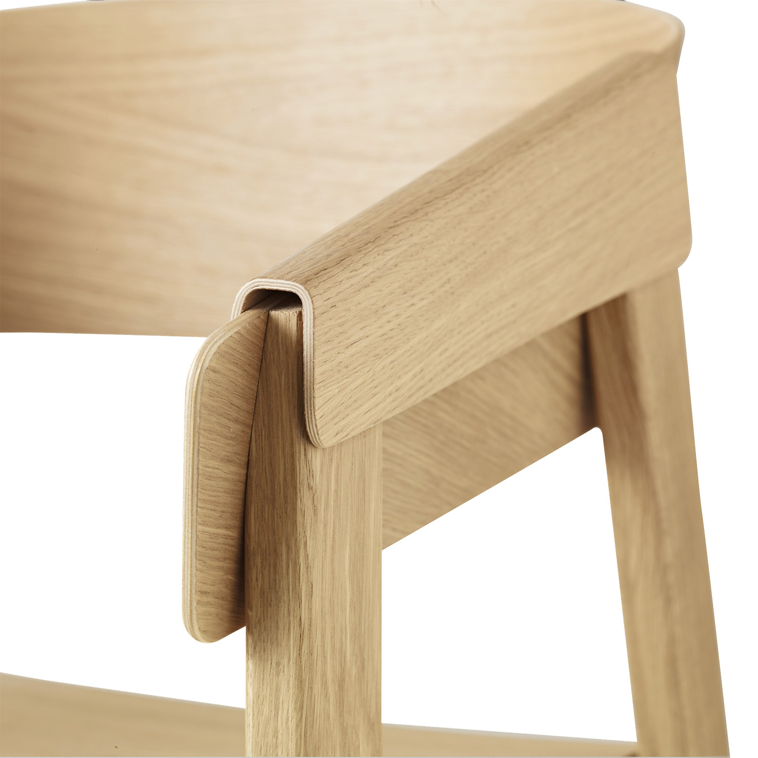 muuto cover armchair eiche detail armlehne 66840