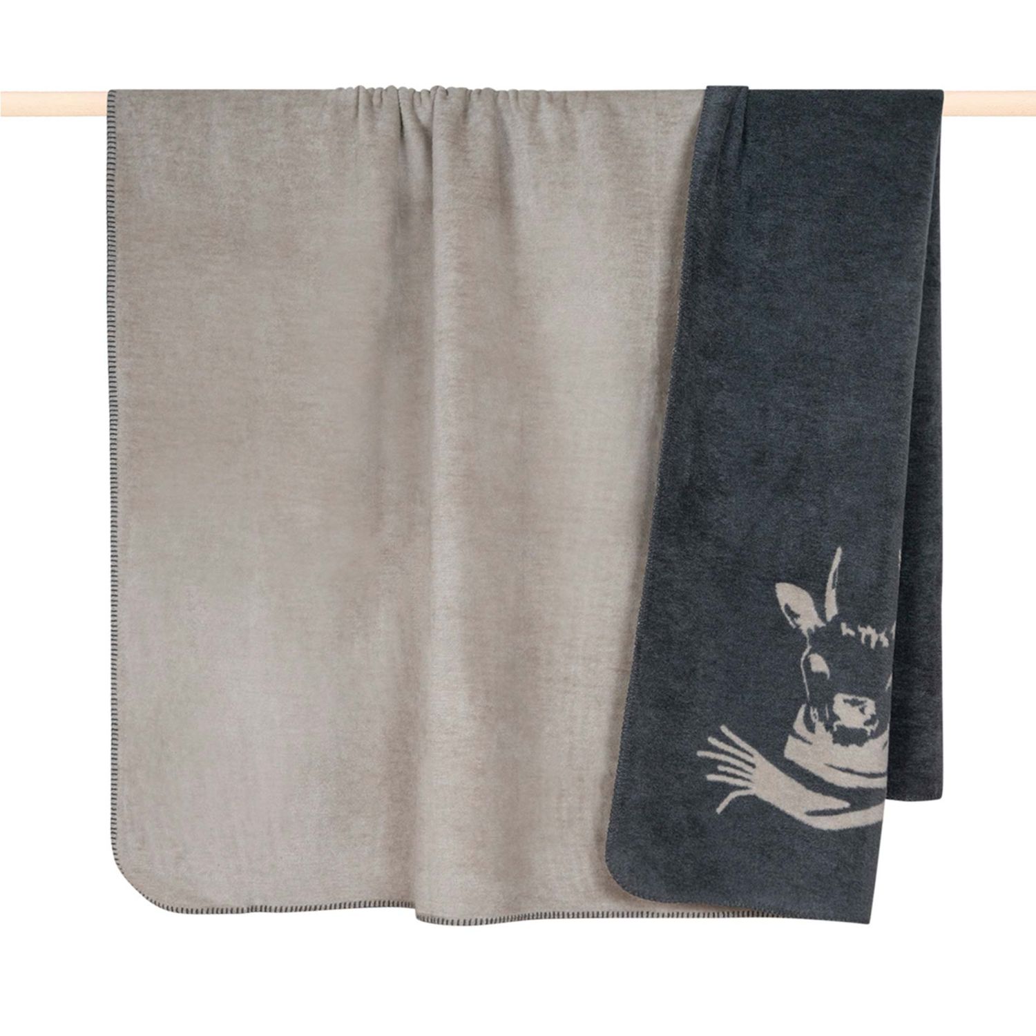 pad - Fundeer Decke 150 x 200 cm graphit