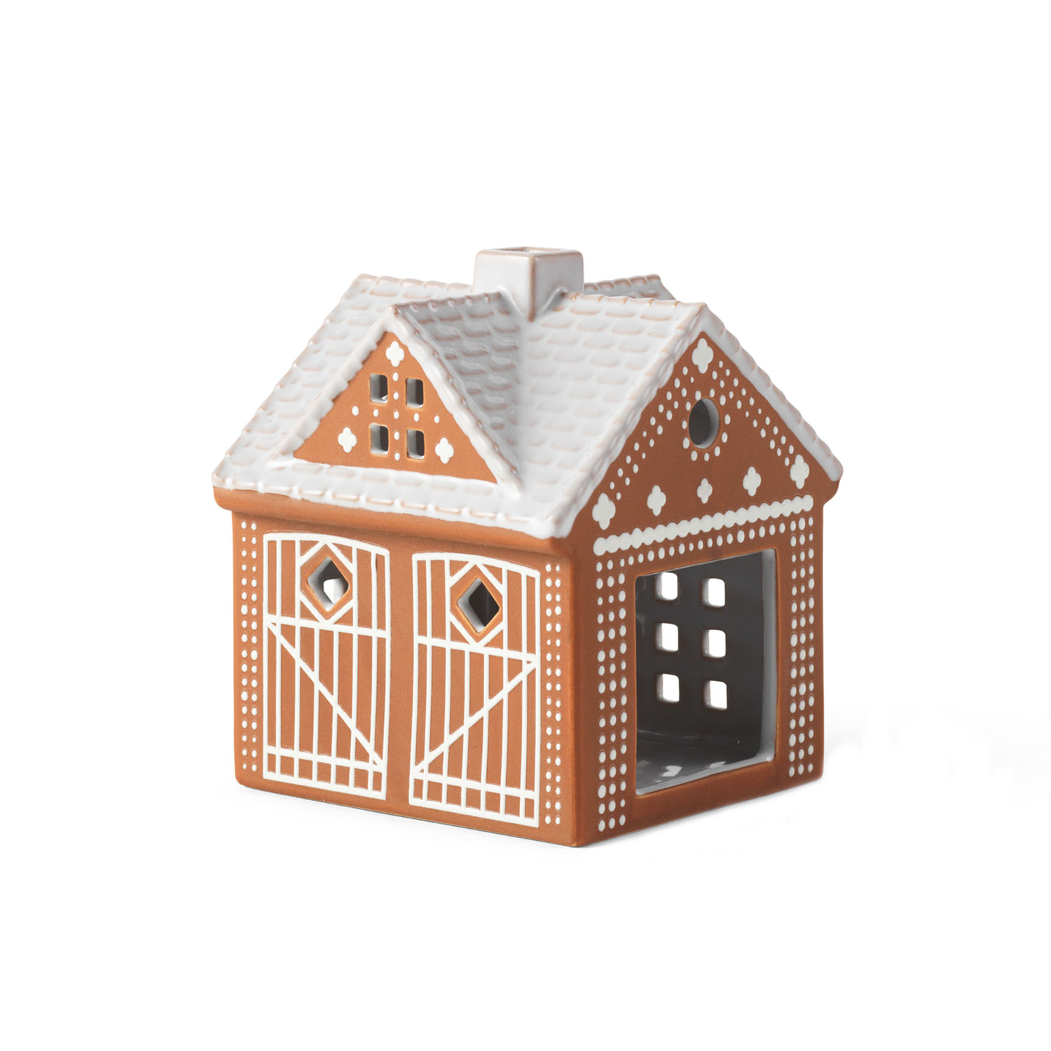 Kähler - Gingerbread Kerzenhaus Weihnachtskrippe H11.5