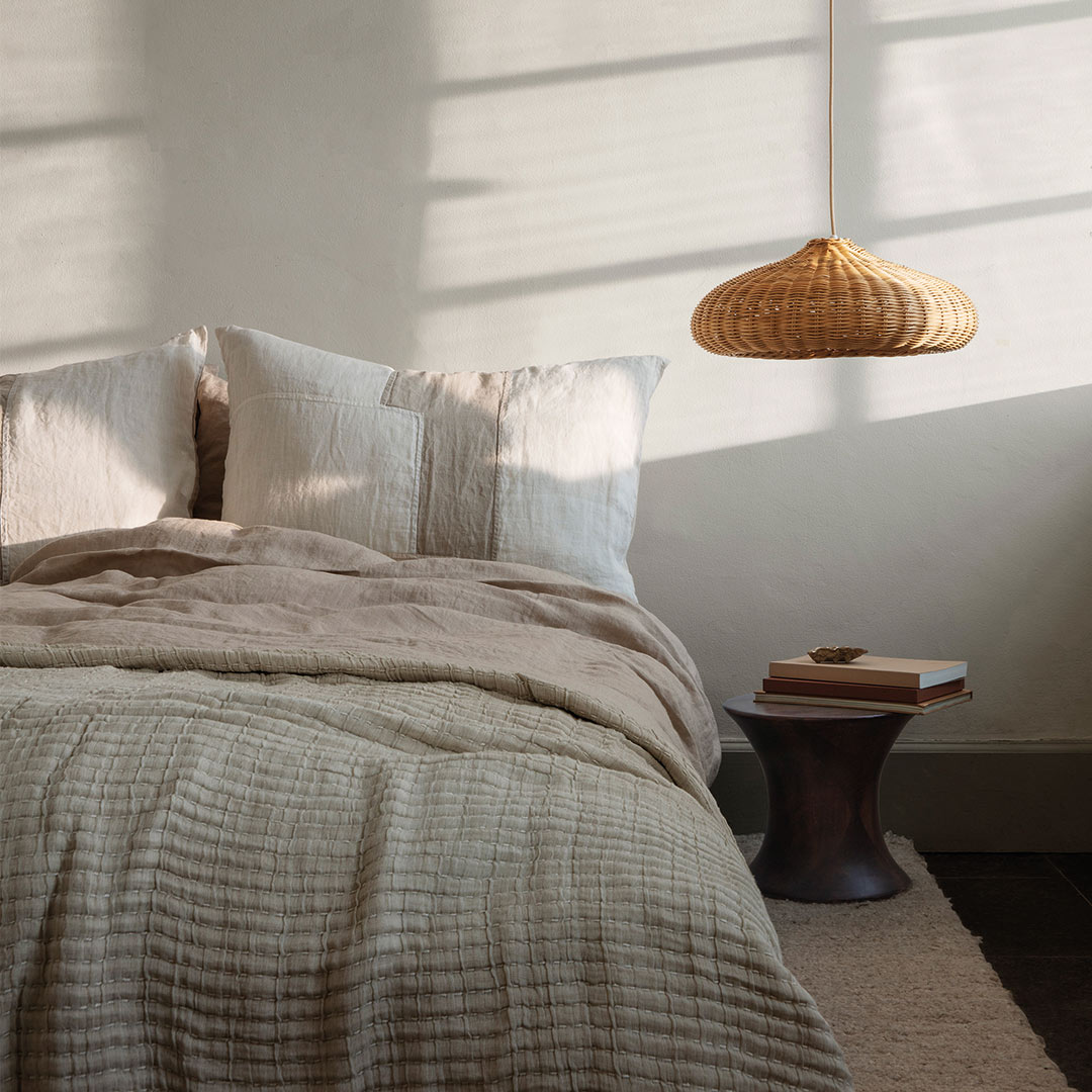ferm living part kissen rattanleuchte 81449