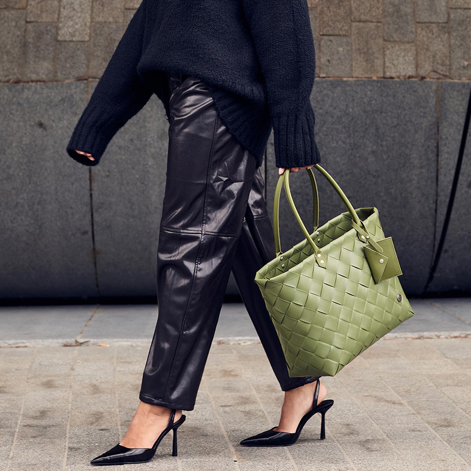 Handed By - Chloé Shopper nougat cream