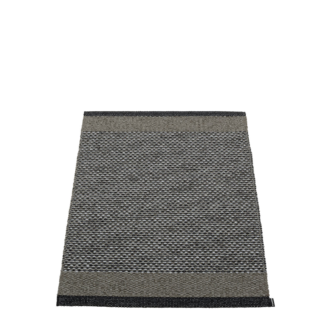 pappelina edit teppich black charcoal 60cm 86549