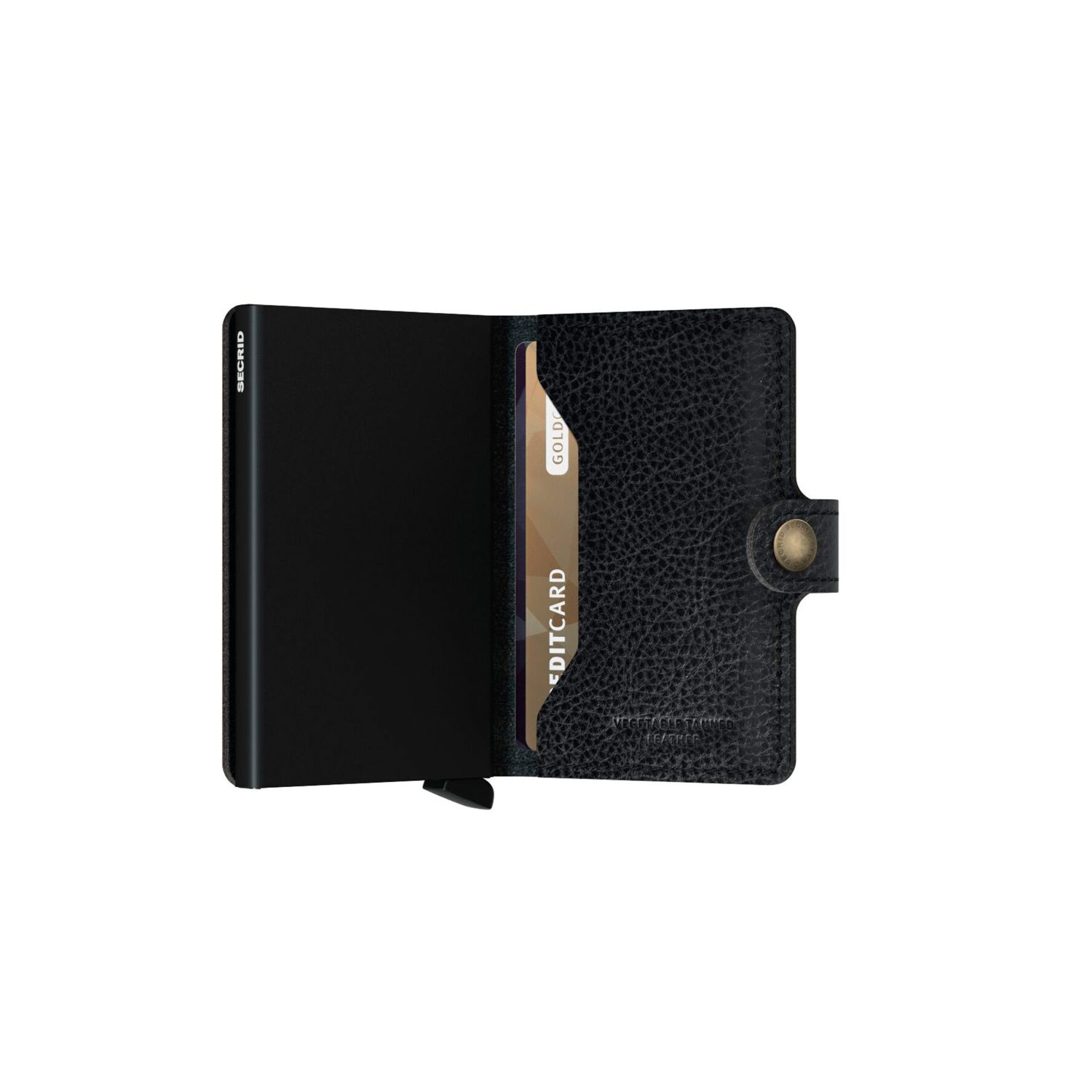 Secrid - Miniwallet Vegetable Tanned schwarz-schwarz