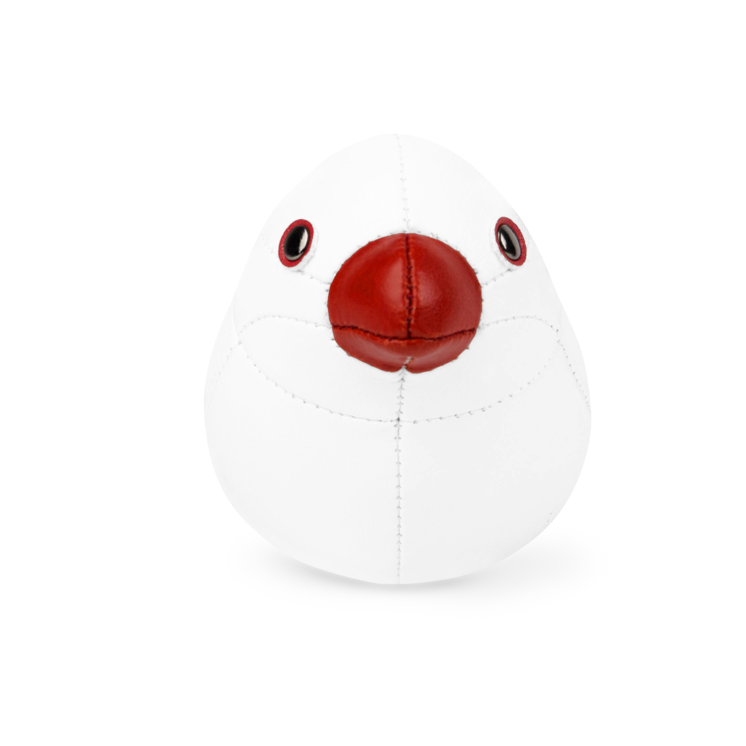 zuny mini briefbeschwerer java sparrow white3 93890