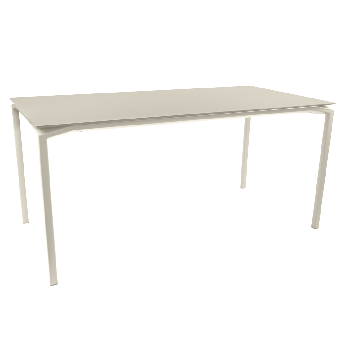 Fermob - Calvi Tisch mit Samtfinish 160x80 cm lehmgrau