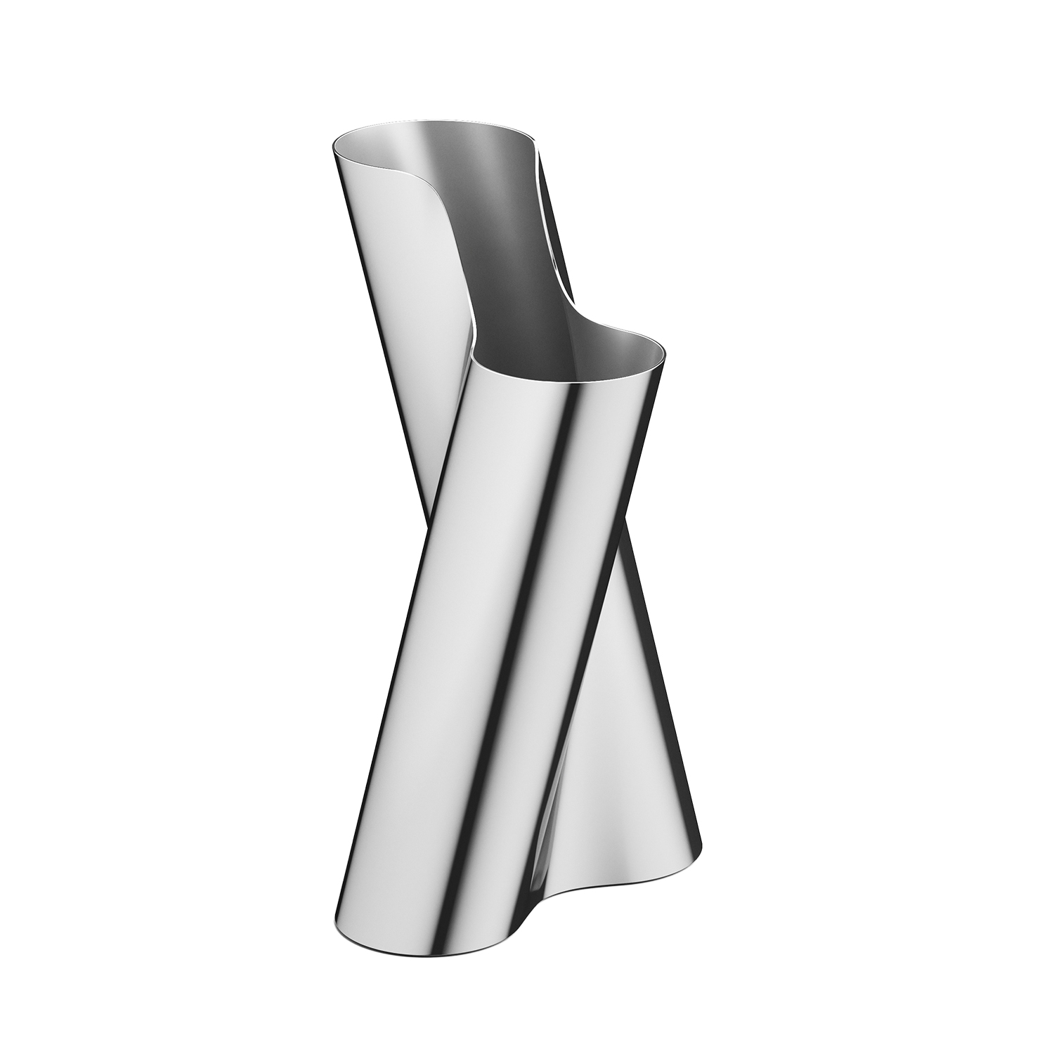Georg Jensen - Lituus Vase aus Edelstahl