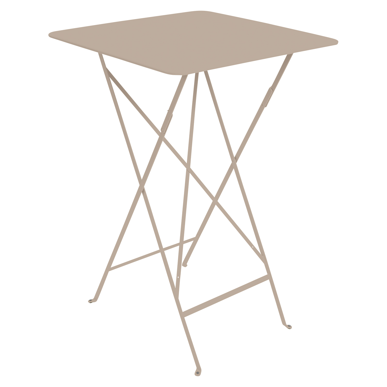 Fermob - Bistro Outdoor Stehtisch 71x71 cm muskat