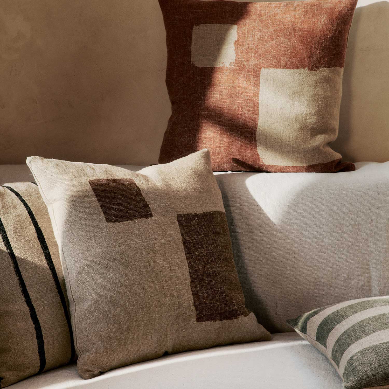 Ferm Living - Oleo Kissen natural/sugar kelp
