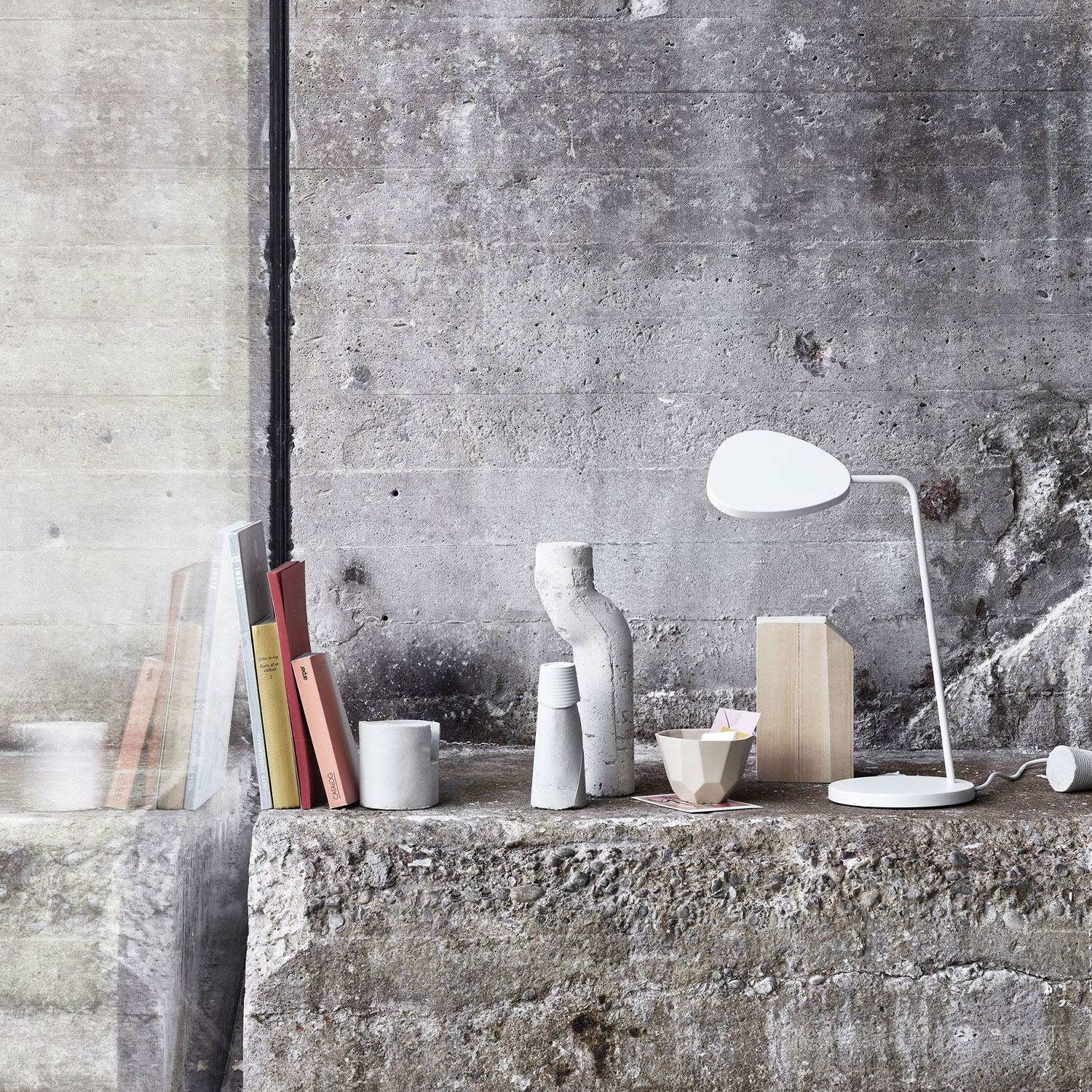 muuto tischleuchte leaf weiss 55942