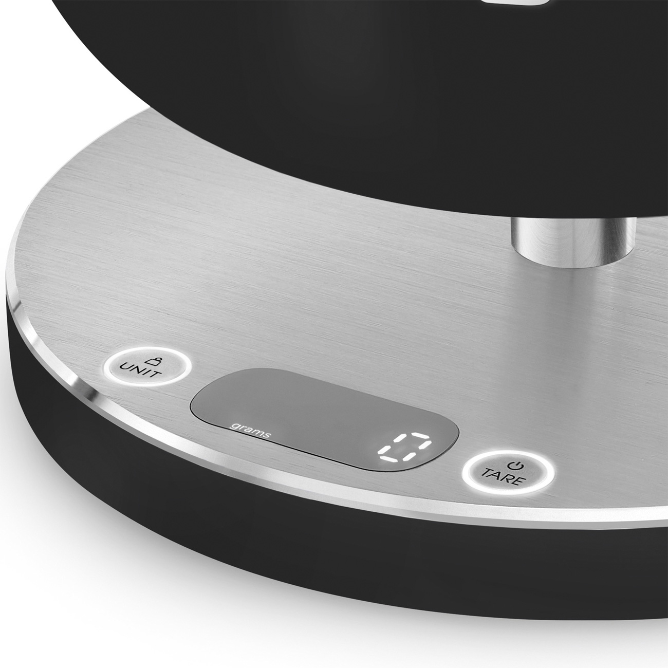 smeg kuechenwaage schwarz detail 99879