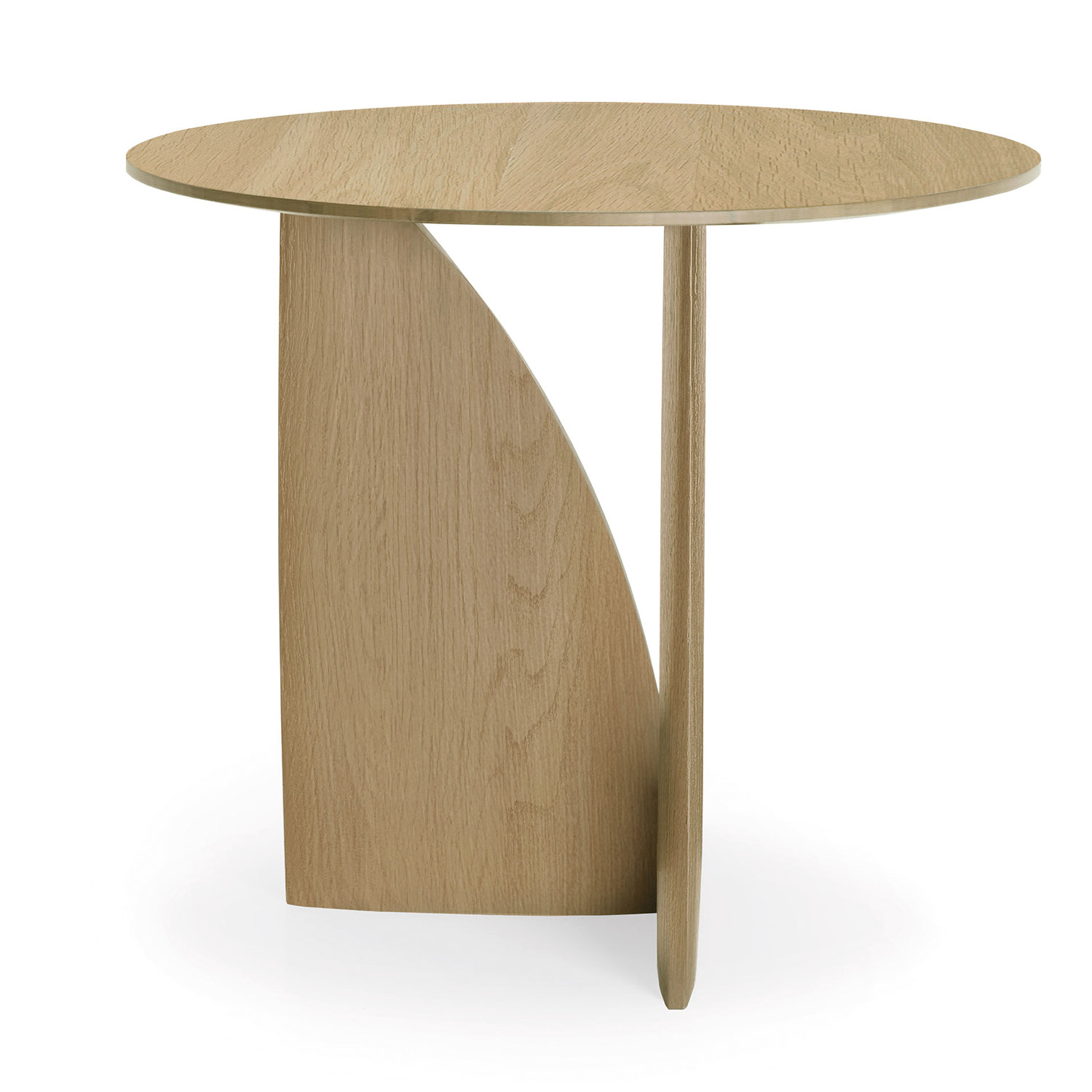 ethnicraft geometric beistelltisch eichenholz drehung 83863