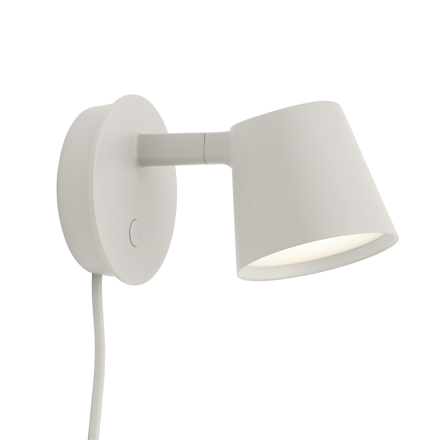 muuto tip wall lamp grey 61910