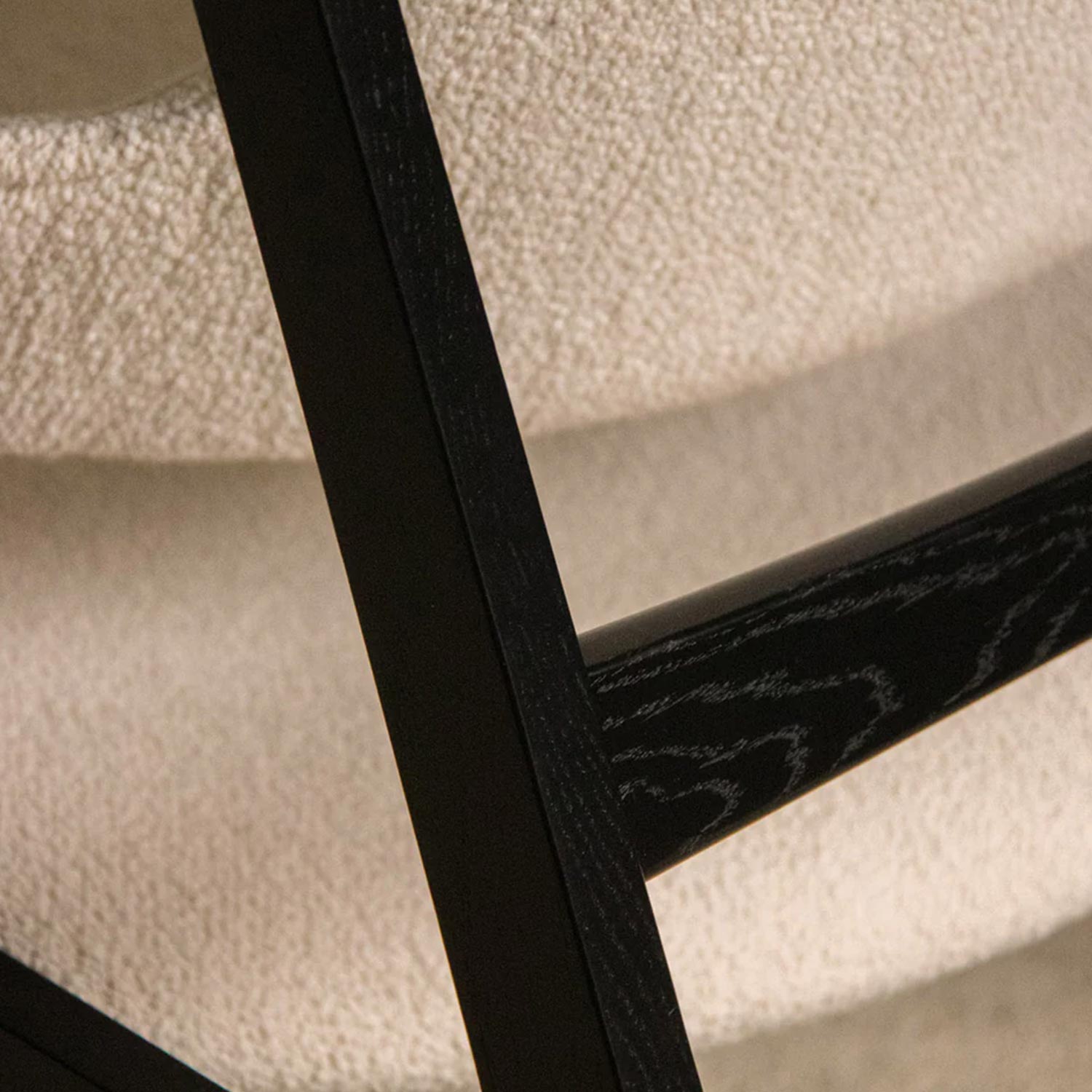 Audo - Knitting Lounge Chair Black Oak