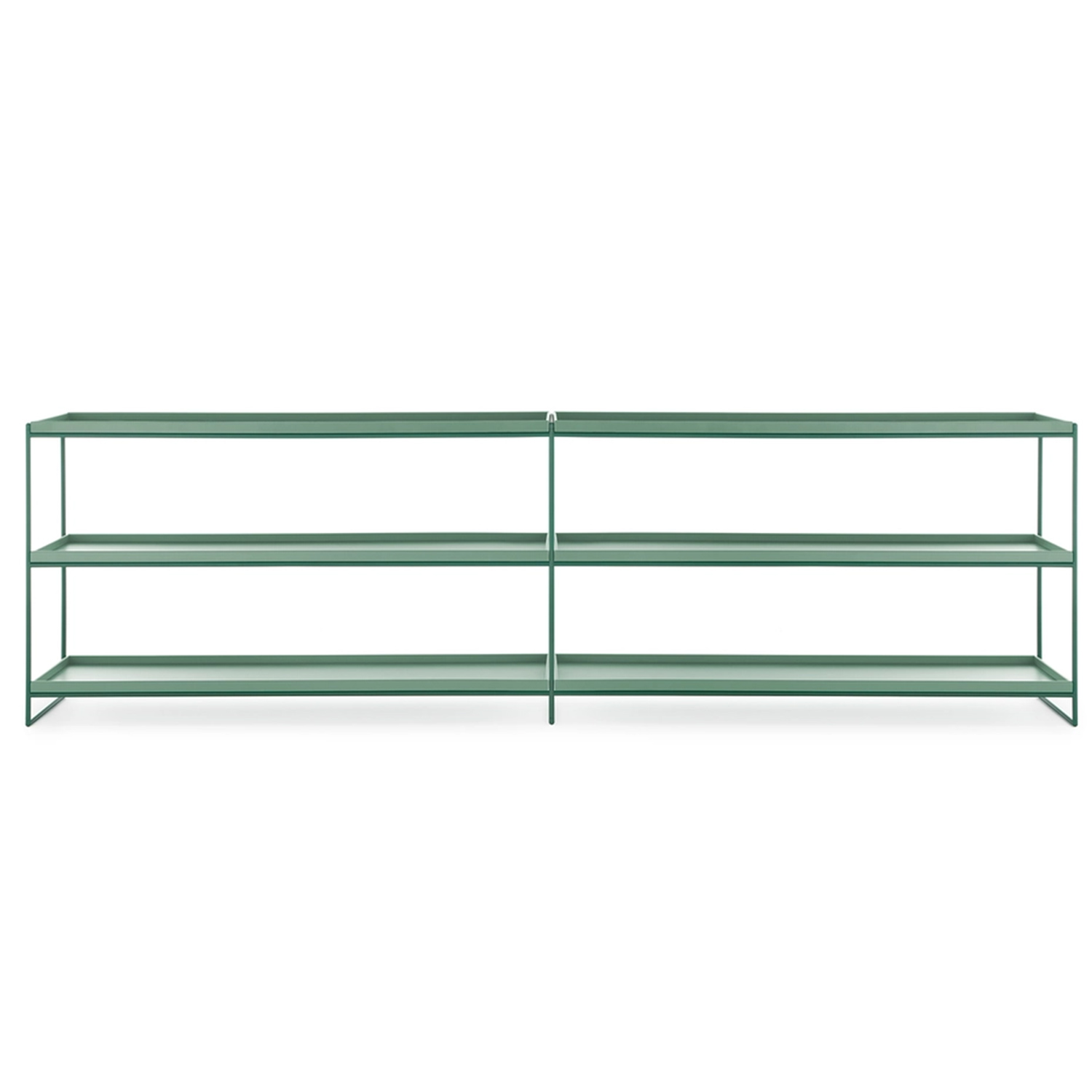 Kartell - Trays Regal doppelt lackiert grün