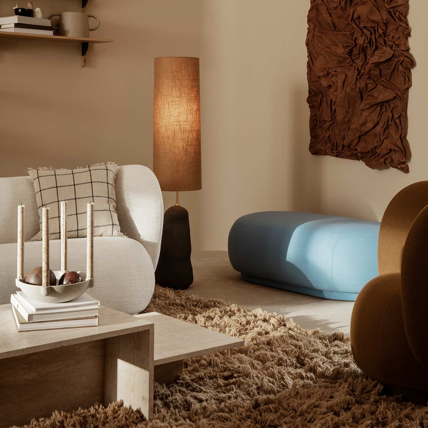 ferm living distinct coffee table hebe lamp 90791