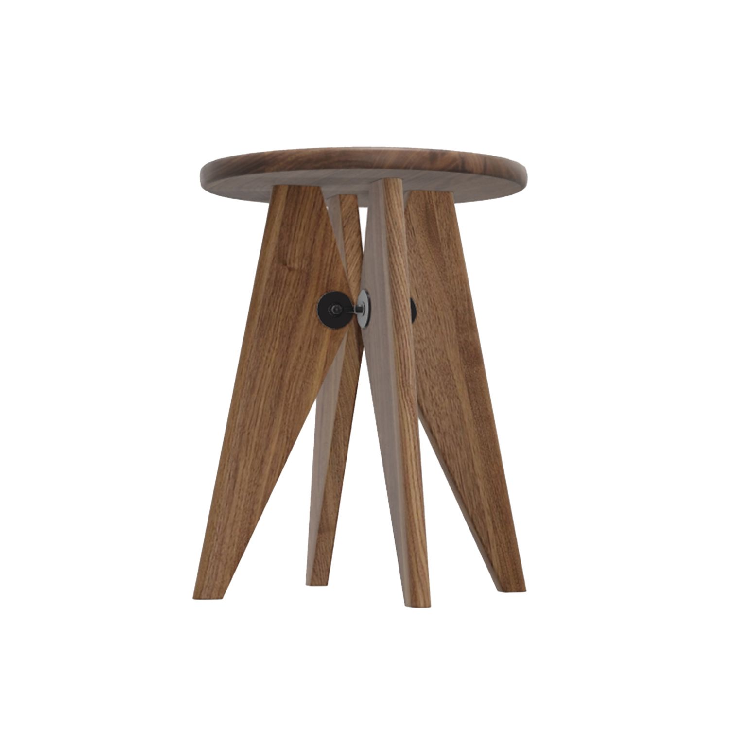 Vitra - Tabouret Bois Hocker Nussbaum natur, geölt