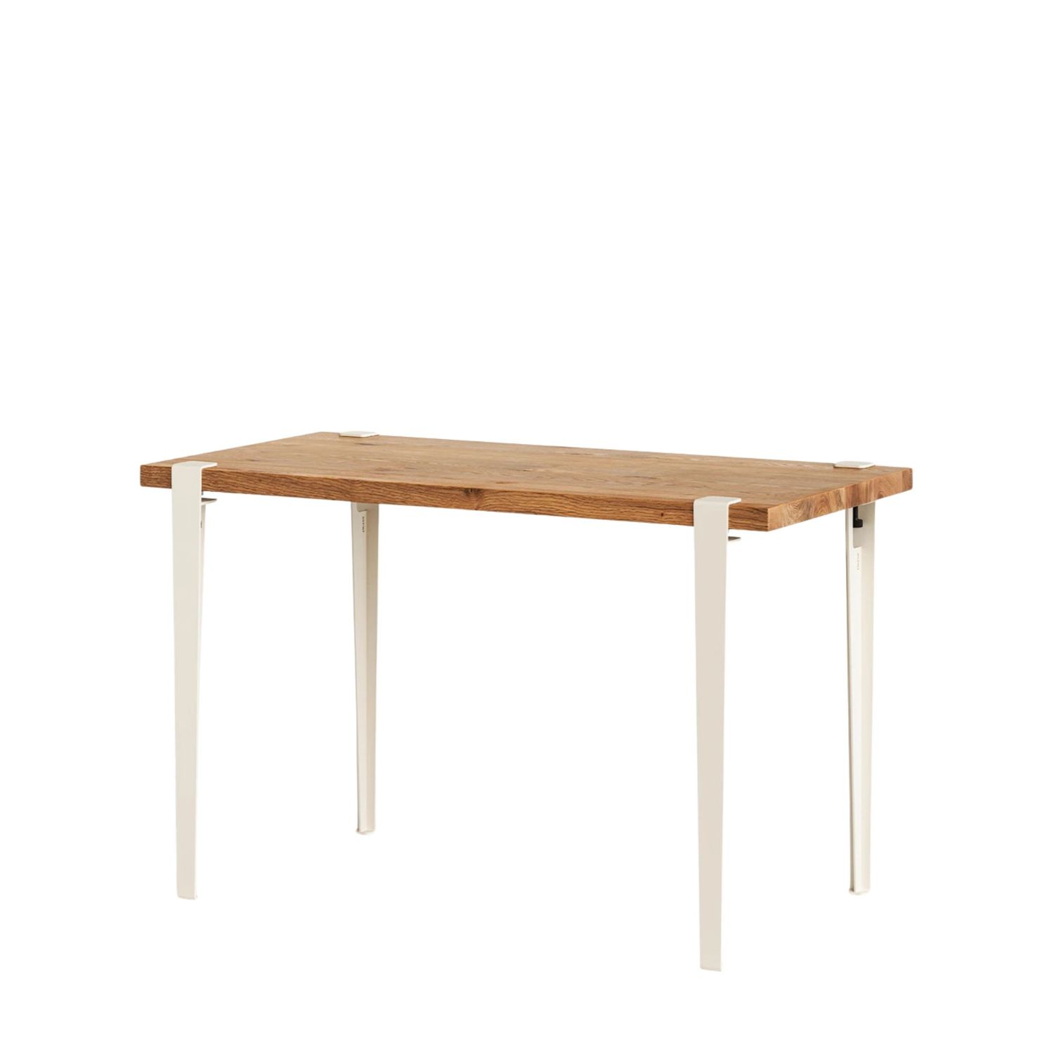 Tiptoe - Esstisch recyceltes Altholz 120x60 cm weiß-creme