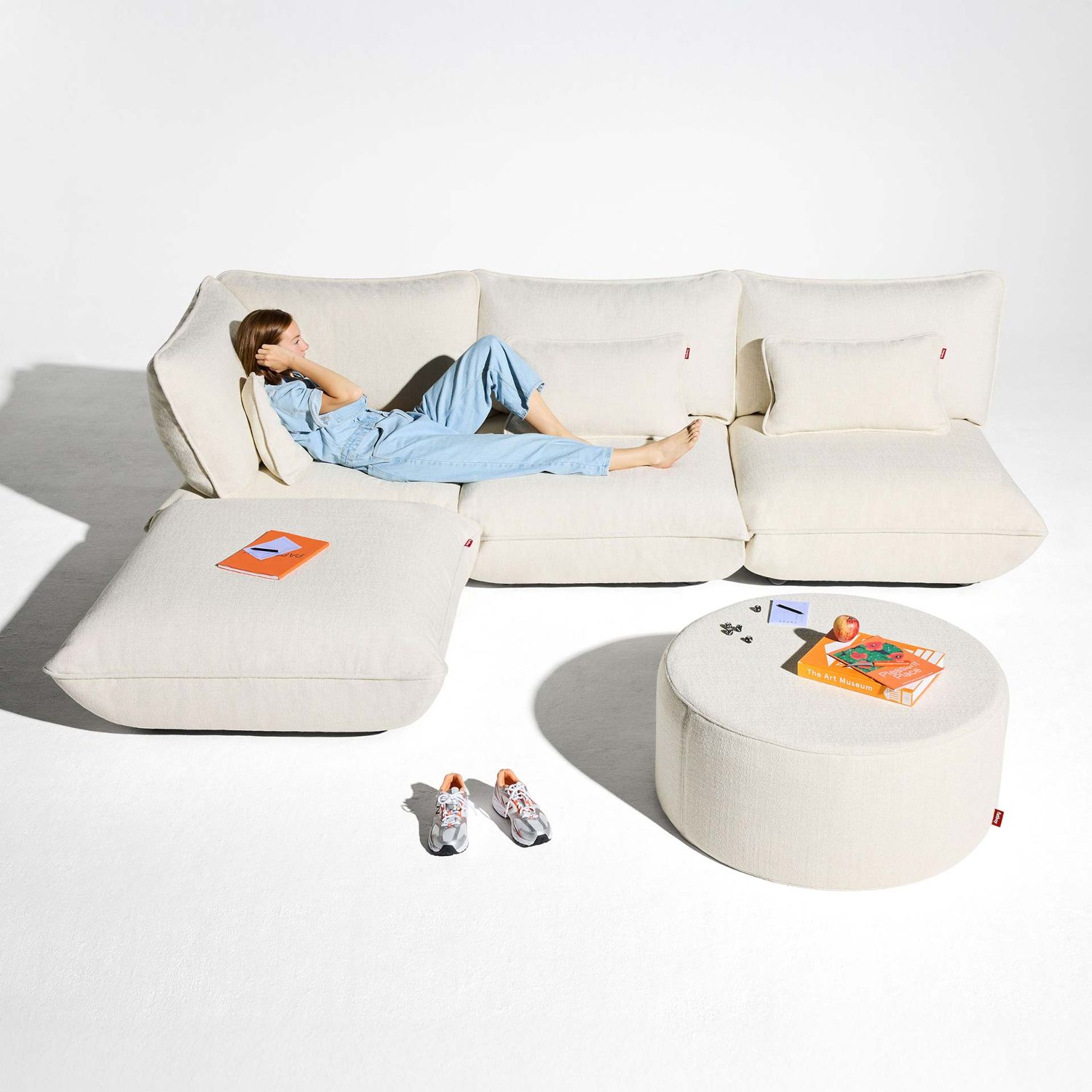 Fatboy - Sumo Hocker Bouclé recycled creme