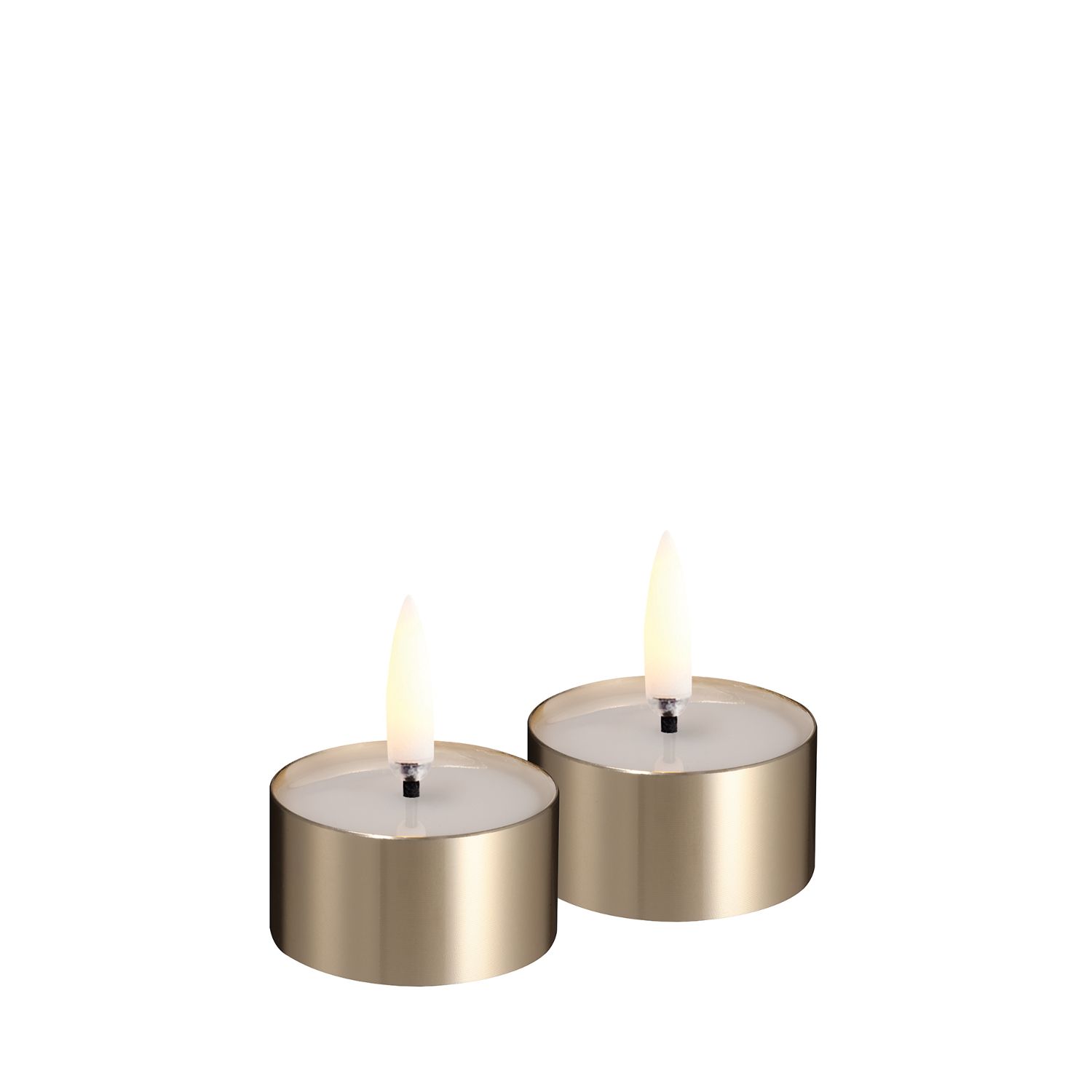 Uyuni Lighting - LED Teelicht 2er-Set 4,1 x 2,3 cm metal