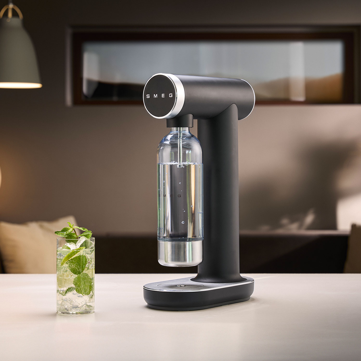SMEG - Wassersprudler SKC01 schwarz matt