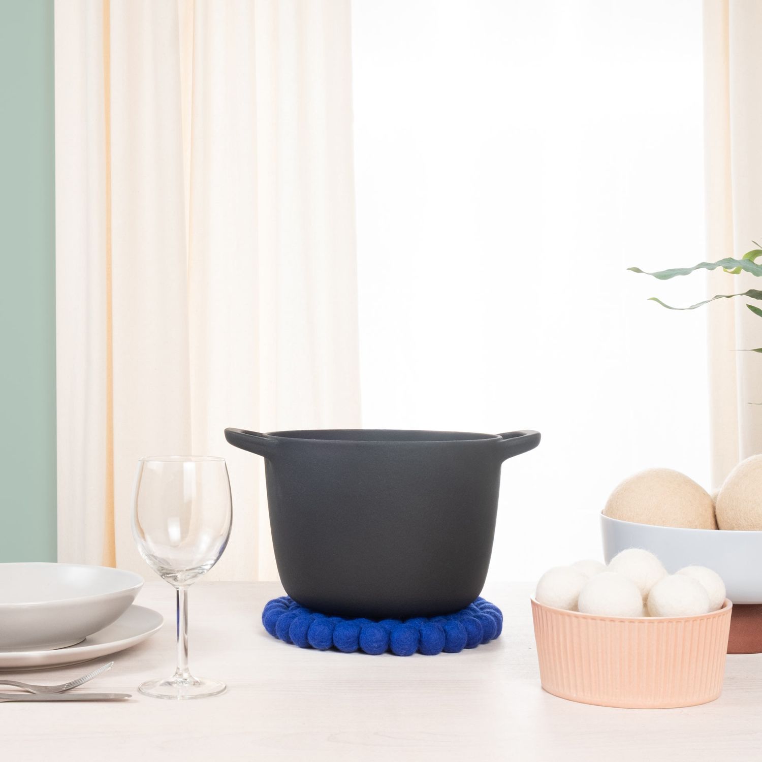 myfelt - Topfuntersetzer rund Isa