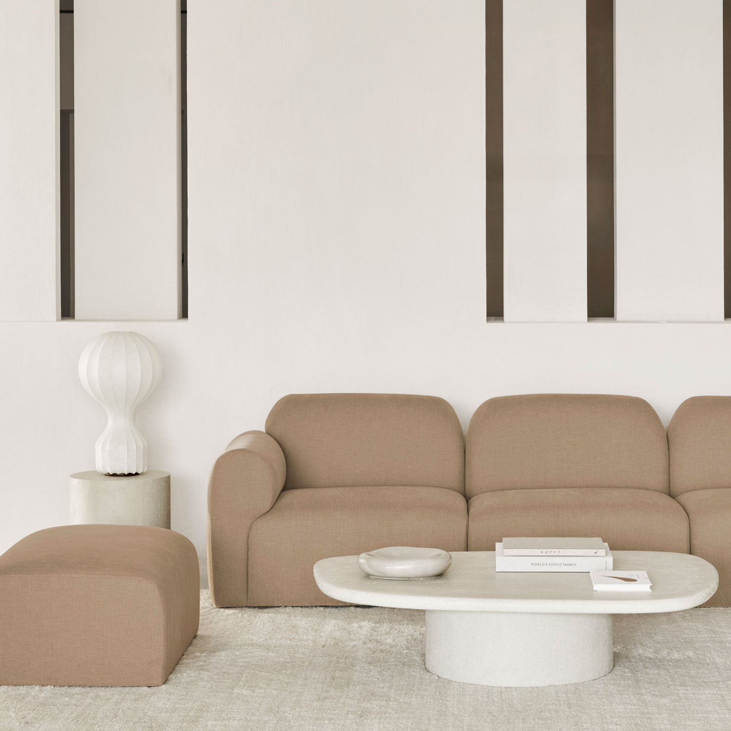 Ethnicraft - Bulky Hocker Light Sepia