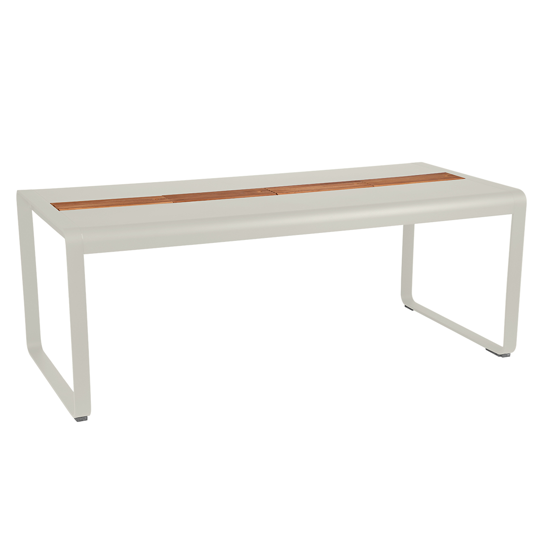 fermob bellevie tisch 196 8434 lehmgrau 88568