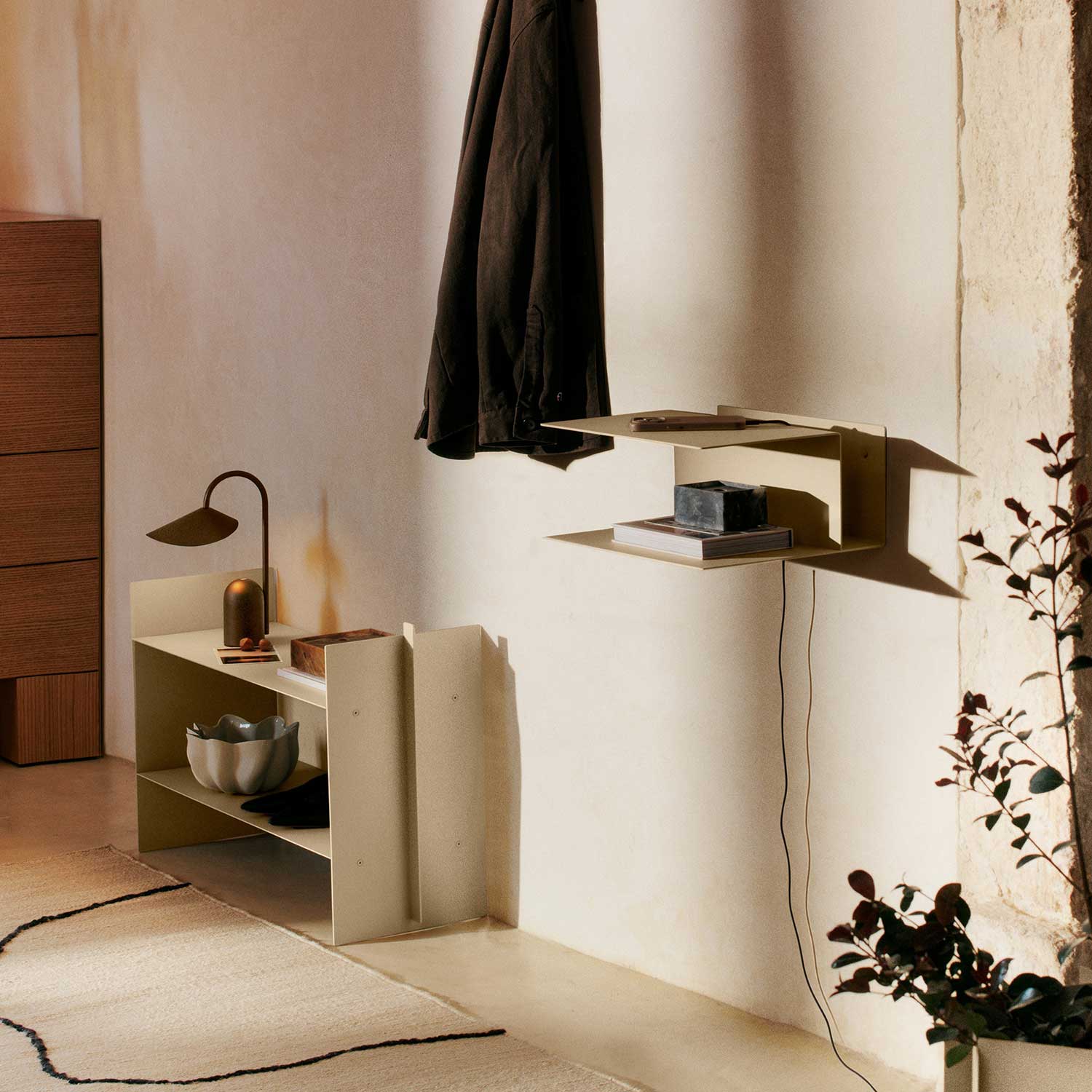 Ferm Living - Lager Niedrigregal cashmere