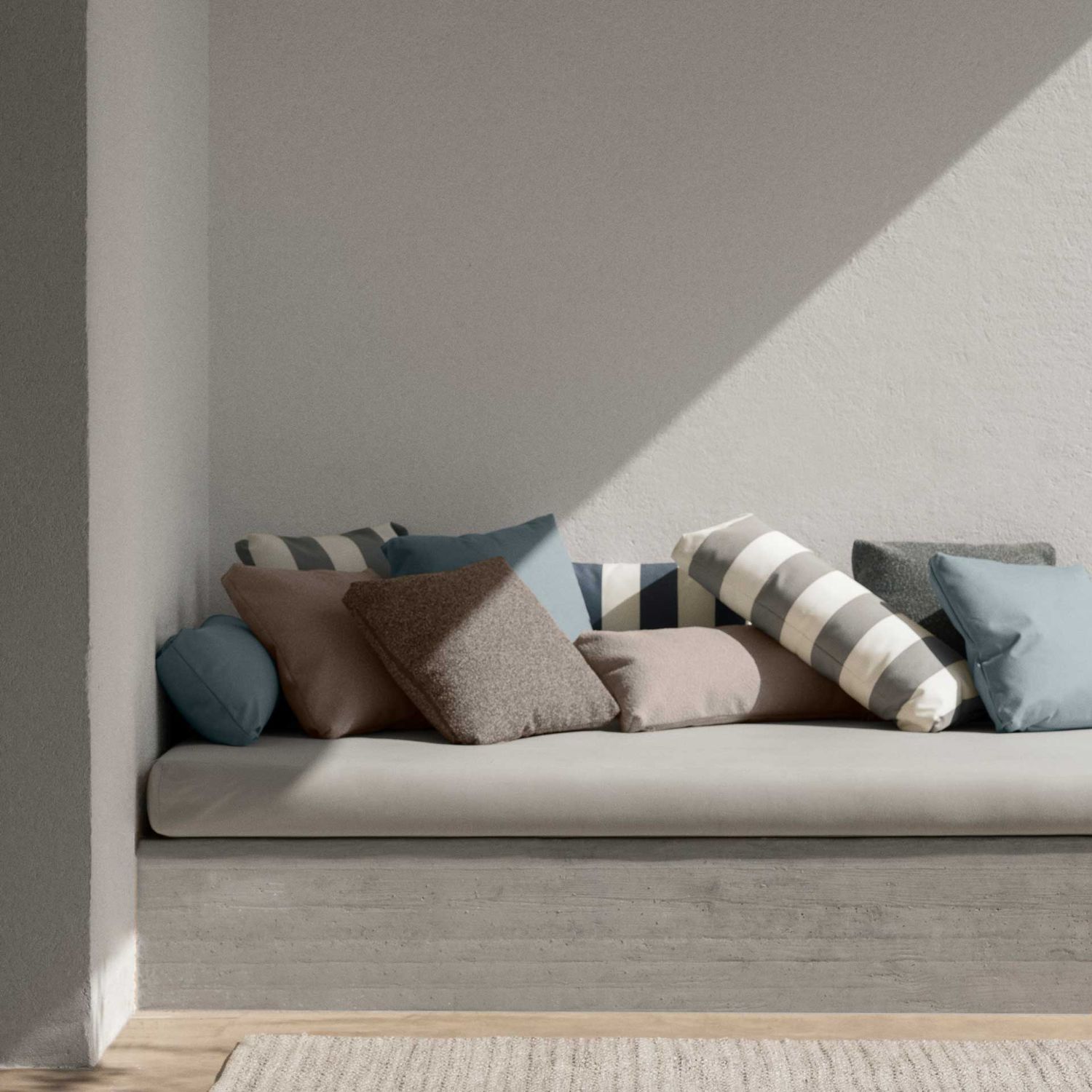 blomus - STAY Kissen 45x45 cm stone