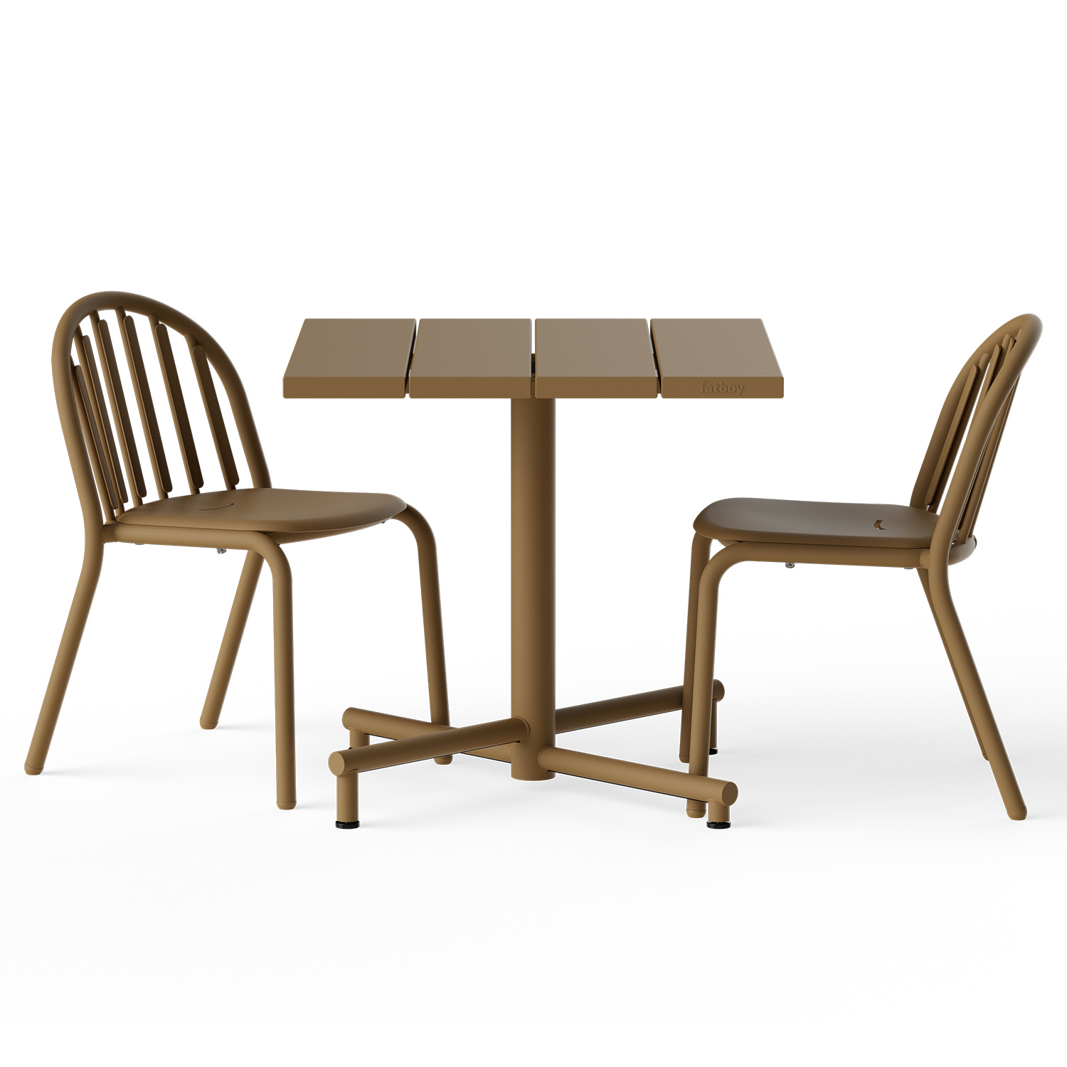 Fatboy - Fred's Outdoor Tisch 80x80 cm mochaccino
