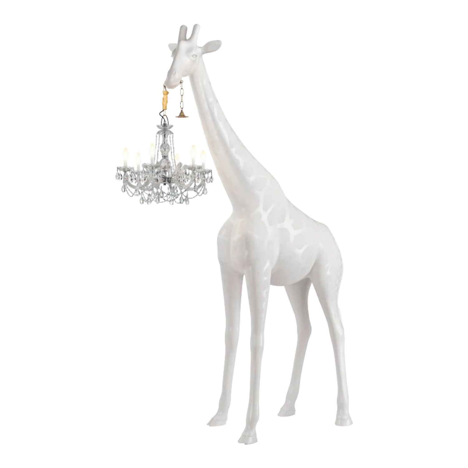 Qeeboo - Giraffe in Love M Outdoor weiß