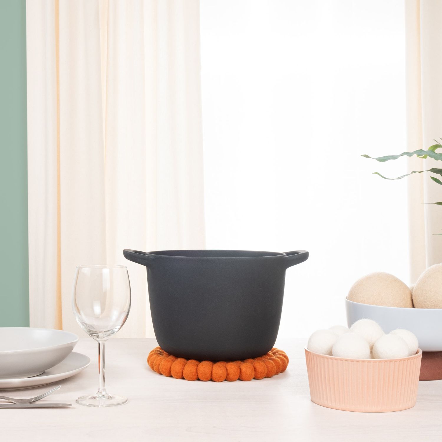 myfelt - Topfuntersetzer rund Isa