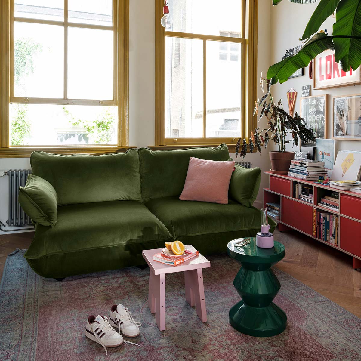 Fatboy - Sumo Sitz Velvet recycled deep green