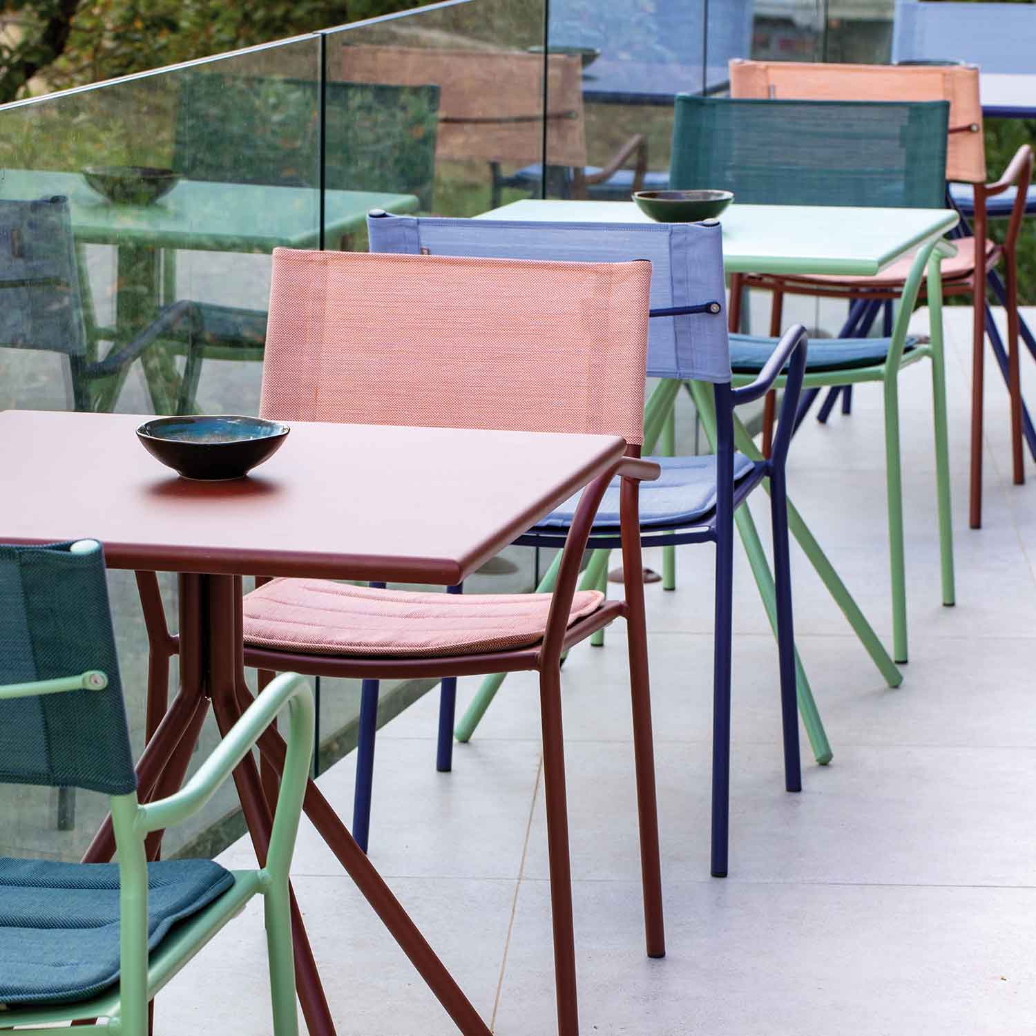Vermobil - Stuhl Vera Oasi corten/steel