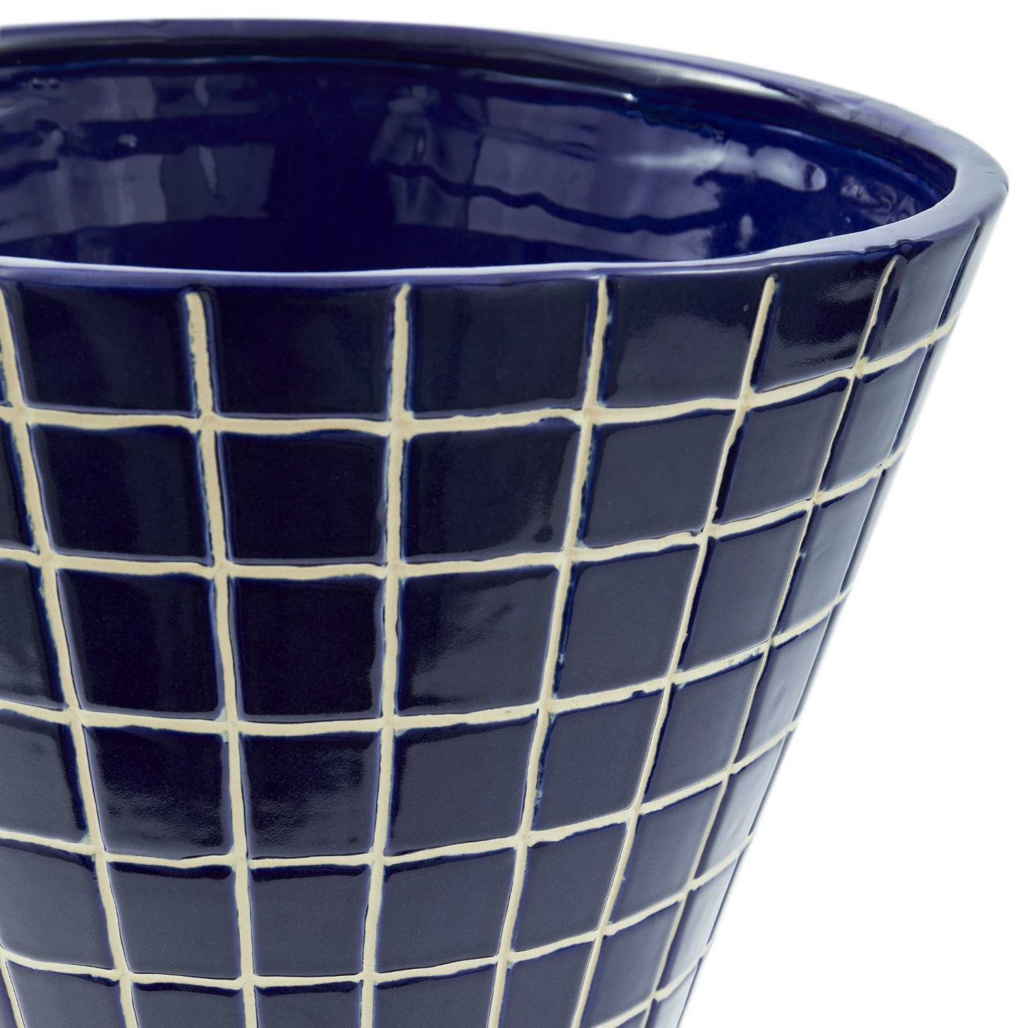 Pols Potten - Hamam Vase L dunkelblau