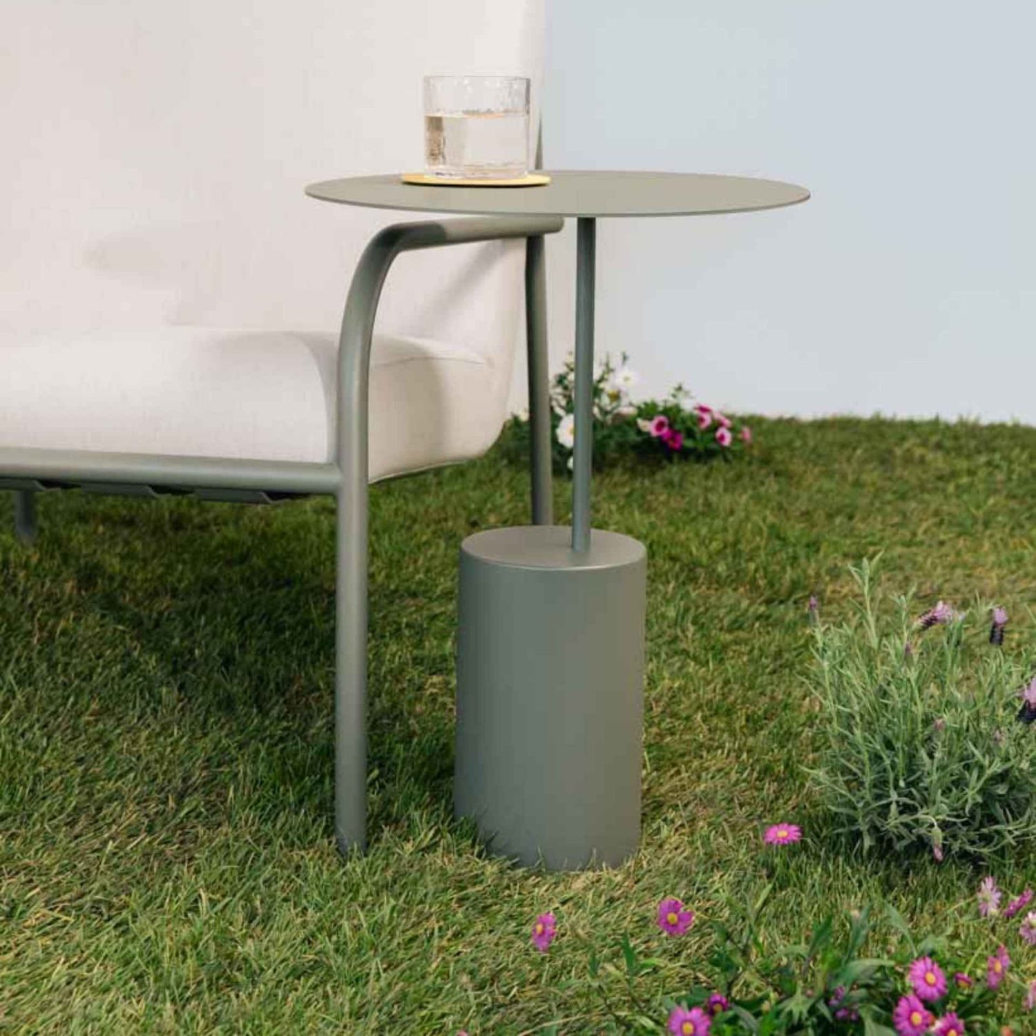 Metallbude - Ciro Beistelltisch pink lemonade