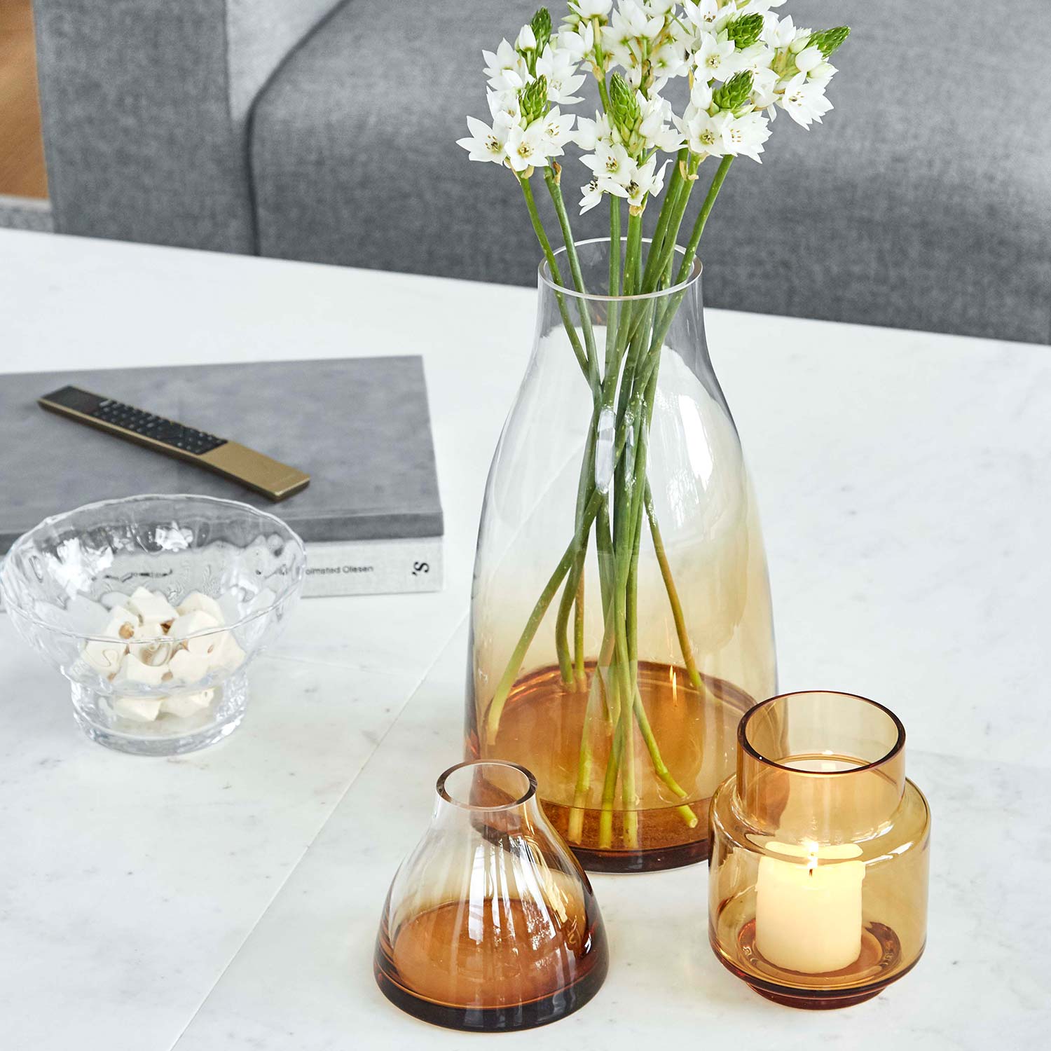 Ro Collection - Flower No. 1 Vase burnt sienna