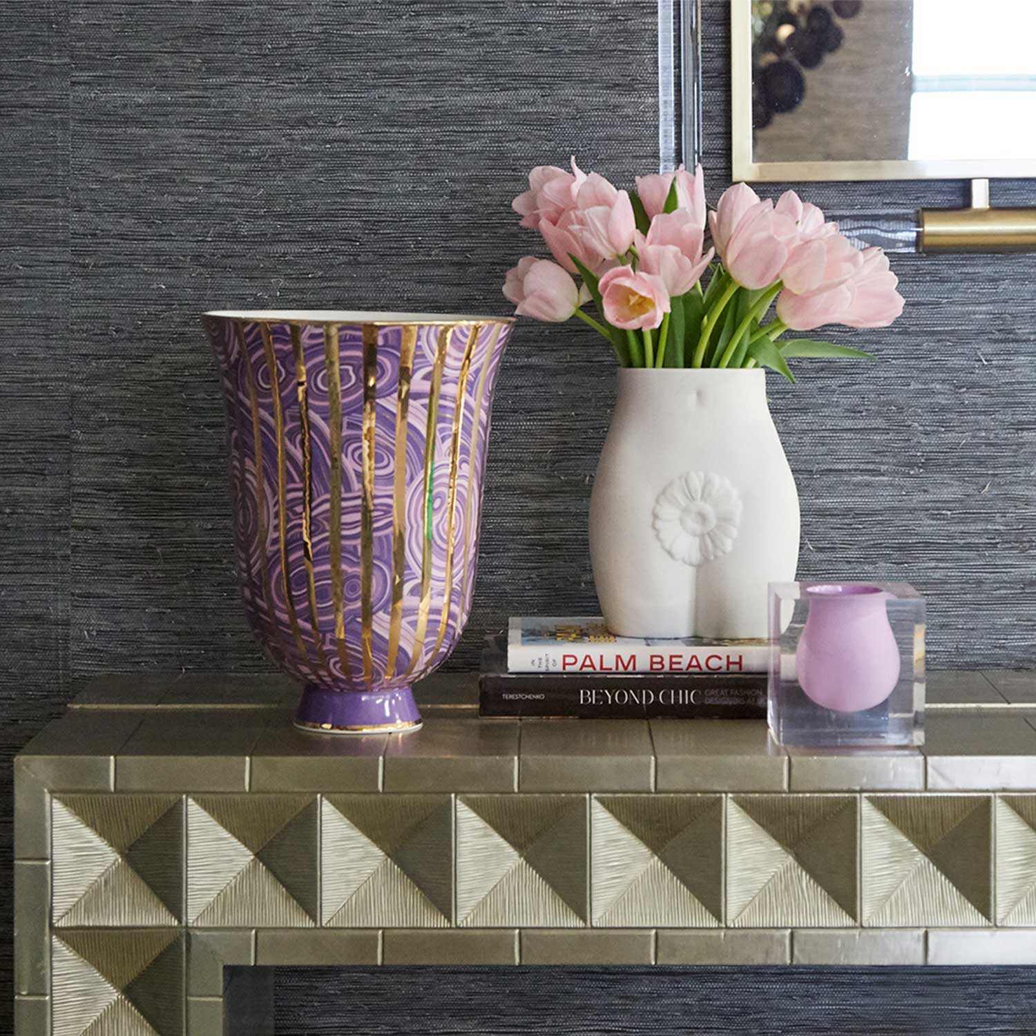 jonathan adler edie muse vase blumen 62185