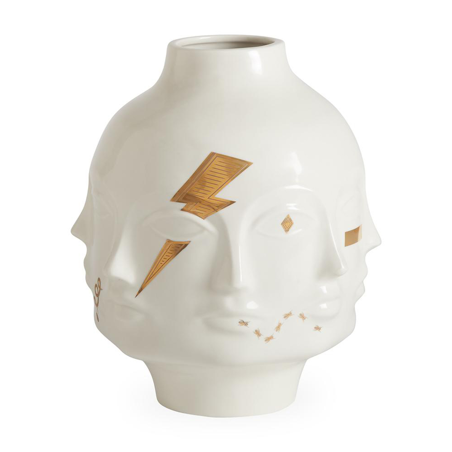 jonathan adler gilded muse giant dora maar vase kopf gold 61852