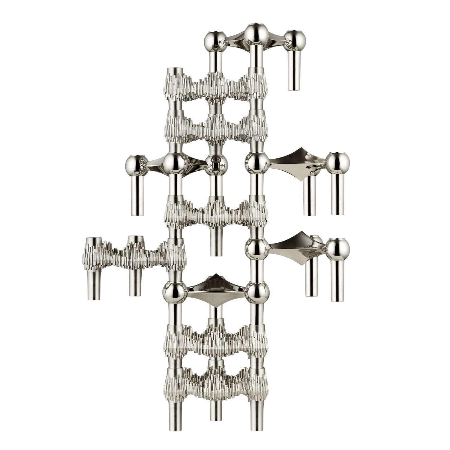 STOFF Nagel - Quist Kerzenhalter chrom 3er Set