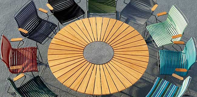 HOUE Click Dining Chair mit Circle Tisch