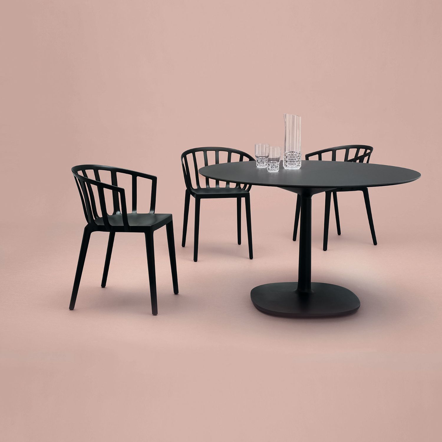 Kartell - Venice Mat Stuhl orange matt