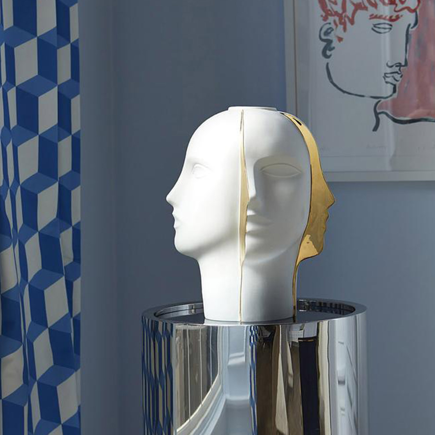 jonathan adler atlas split vase deko 62711