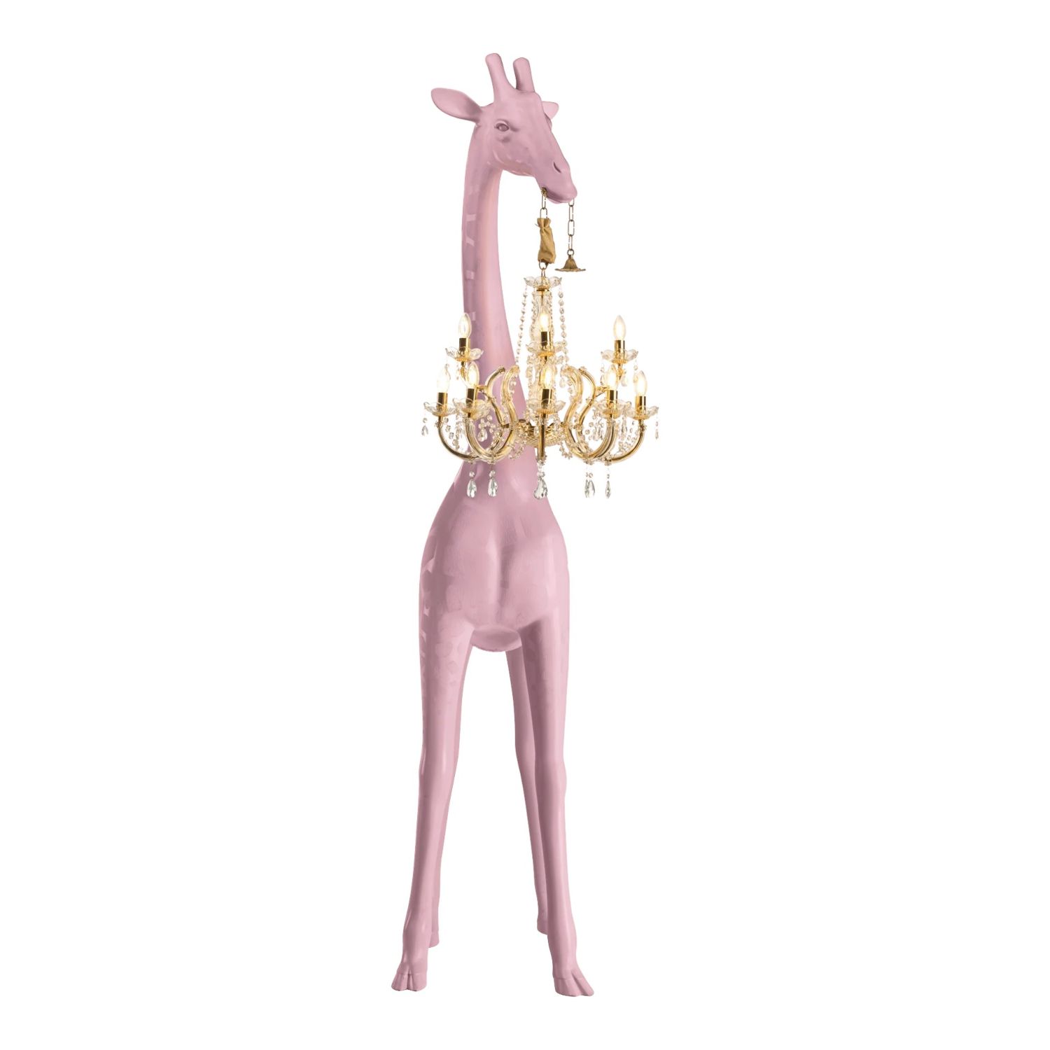 Qeeboo - Giraffe in Love M Indoor pink