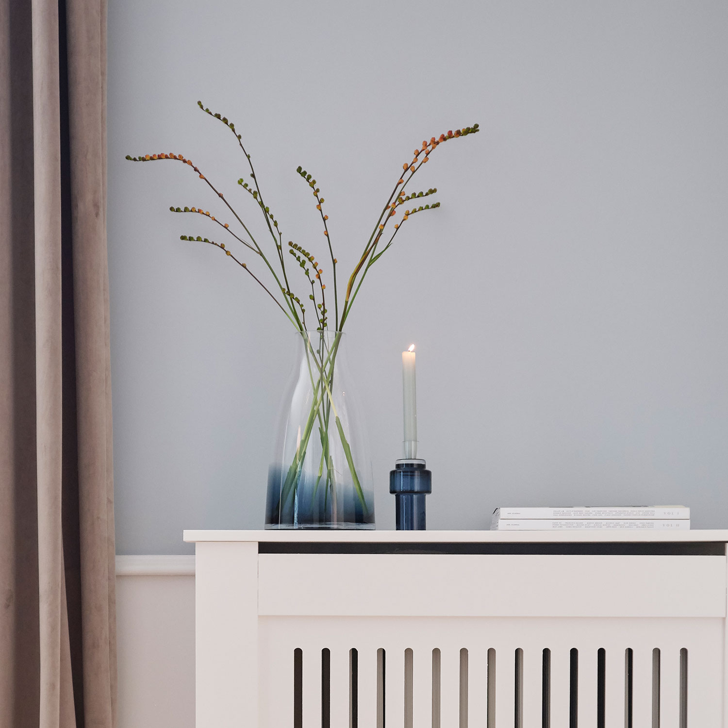 Ro Collection - Flower No. 3 Vase smoked grey
