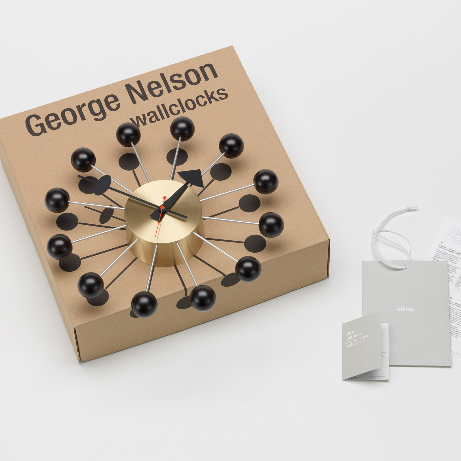 vitra Ball Clock schwarz 4